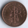 Монета 1 сенити. 1990 год, Тонга.