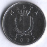 Монета 2 цента. 2002 год, Мальта.