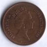 Монета 2 пенса. 1988(AC) год, Гибралтар.