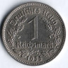 Монета 1 рейхсмарка. 1935 год (A), Третий Рейх.
