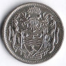 Монета 10 центов. 1990 год, Гайана.