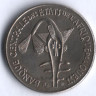 Монета 50 франков. 1982 год, Западно-Африканские Штаты.