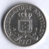 Монета 25 центов. 1977 год, Нидерландские Антильские острова.