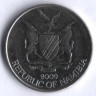 Монета 10 центов. 2009 год, Намибия.