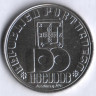 Монета 100 эскудо. 1985 год, Португалия. 50 лет со дня смерти поэта Фернандо Пессоа.