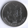 Монета 50 центов. 2008 год, Намибия.
