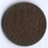 Монета 5 грошей. 1928 год, Польша.