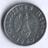 Монета 1 рейхспфенниг. 1940 год (D), Третий Рейх.