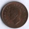 1/4 пенни (фартинг). 1950 год, Южная Африка.