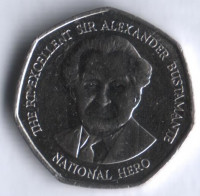 Монета 1 доллар. 2006 год, Ямайка. Александр Бустаманте - национальный герой.