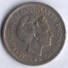 Монета 5 крон. 1974 год, Дания. S;B.