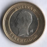 Монета 1 боливар. 2009 год, Венесуэла.