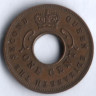 Монета 1 цент. 1957(KN) год, Британская Восточная Африка.