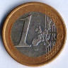 Монета 1 евро. 2003 год, Испания.