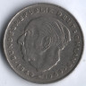 Монета 2 марки. 1975 год (D), ФРГ. Теодор Хойс.
