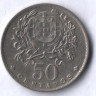 Монета 50 сентаво. 1959 год, Португалия.