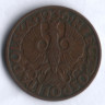 Монета 5 грошей. 1936 год, Польша.