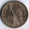 1 доллар. 2009(P) год, США. 11-й президент США - Джеймс Полк.