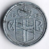 Монета 25 эйре. 1942 год, Исландия.