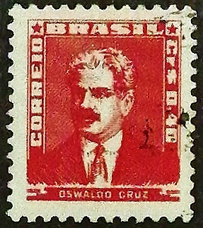 Почтовая марка. "Освальдо Круз". 1954 год, Бразилия.