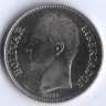 Монета 5 боливаров. 1989 год, Венесуэла.