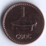 1 цент. 2001 год, Фиджи.