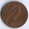 2 цента. 1977 год, Фиджи.