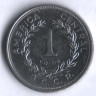Монета 1 колон. 1982 год, Коста-Рика.