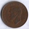 Монета 1 пенни. 1950(m) год, Австралия.