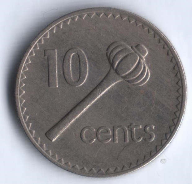 10 центов. 1979 год, Фиджи.