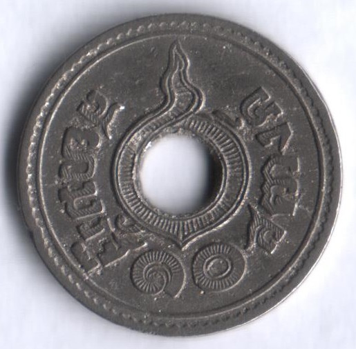 Монета 10 сатангов. 1921 год, Королевство Сиам.