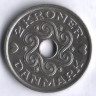 Монета 2 кроны. 1998 год, Дания. LG;JP;A.