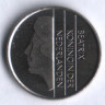 Монета 10 центов. 1993 год, Нидерланды.