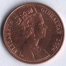 Монета 2 пенса. 2004 год, Гибралтар.