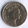 Монета 10 центов. 1985 год, Гонконг.
