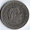 Монета 1 гульден. 1970 год, Нидерландские Антильские острова.