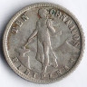 Монета 10 сентаво. 1937(M) год, Филиппины.