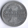 Монета 50 пфеннигов. 1921 год (G), Веймарская республика.