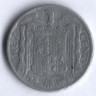 Монета 10 сентимо. 1953 год, Испания.
