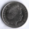 Монета 5 центов. 2013 год, Австралия.