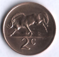 2 цента. 1978 год, ЮАР.
