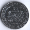 50 франков. 2006 год, Центрально-Африканские Штаты.