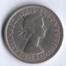 Монета 2 шиллинга. 1957 год, Великобритания. 
