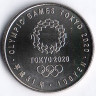Монета 100 йен. 2019 год, Япония. XXXII летние Олимпийские игры 