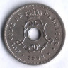 Монета 5 сантимов. 1902 год, Бельгия (Belgique).