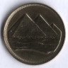 Монета 5 пиастров. 1984 год, Египет.