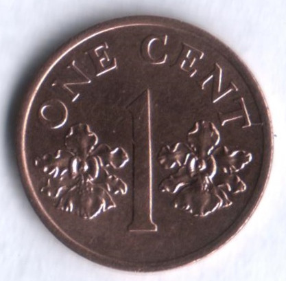1 цент. 1995 год, Сингапур.