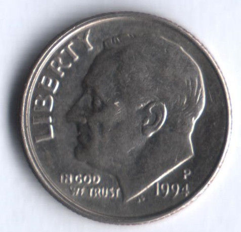 10 центов. 1994(P) год, США.