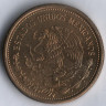 Монета 100 песо. 1984 год, Мексика. Венустино Карранса.