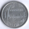 1 франк. 1977 год, Французская Полинезия.
